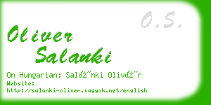 oliver salanki business card